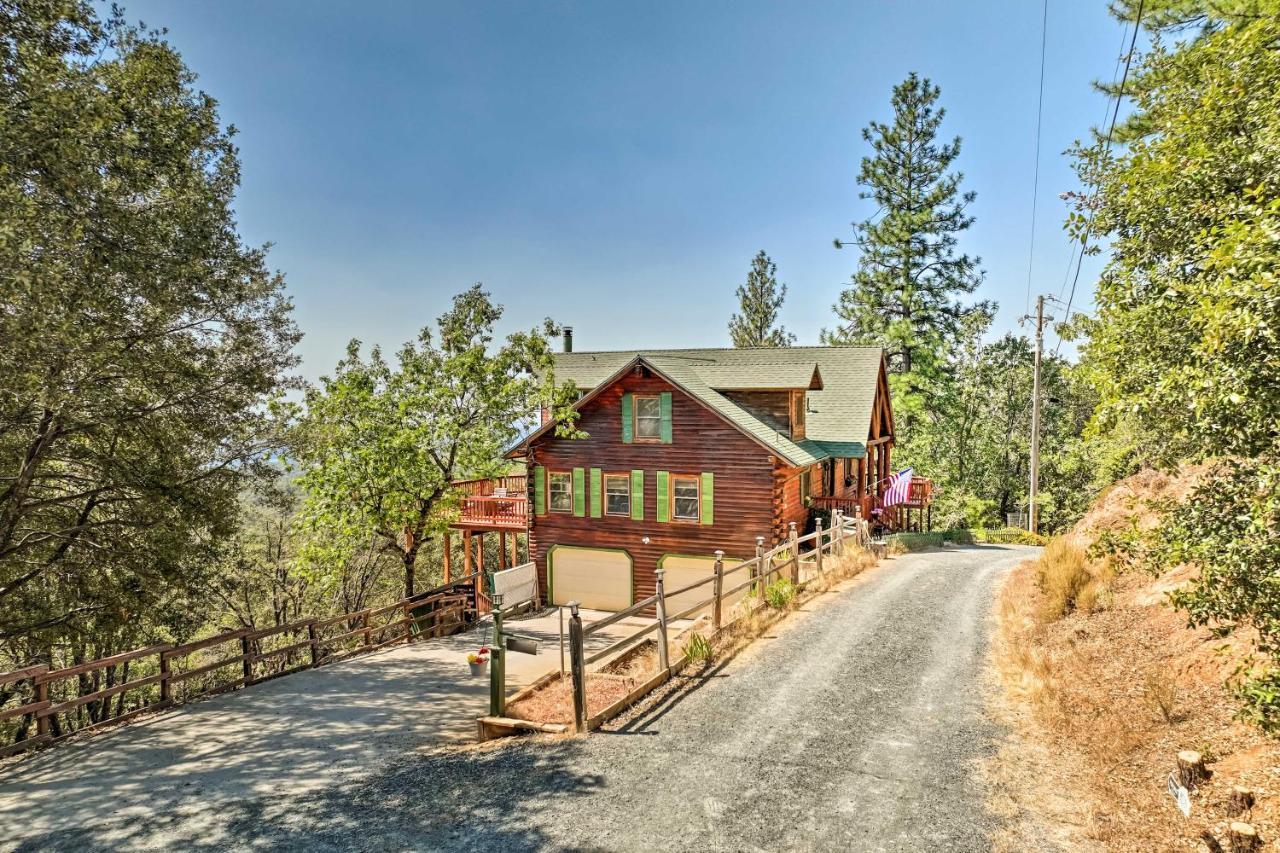 Stunning Log Cabin With Great Views, Firepit, Deck Near Twain Hart 索诺拉 外观 照片