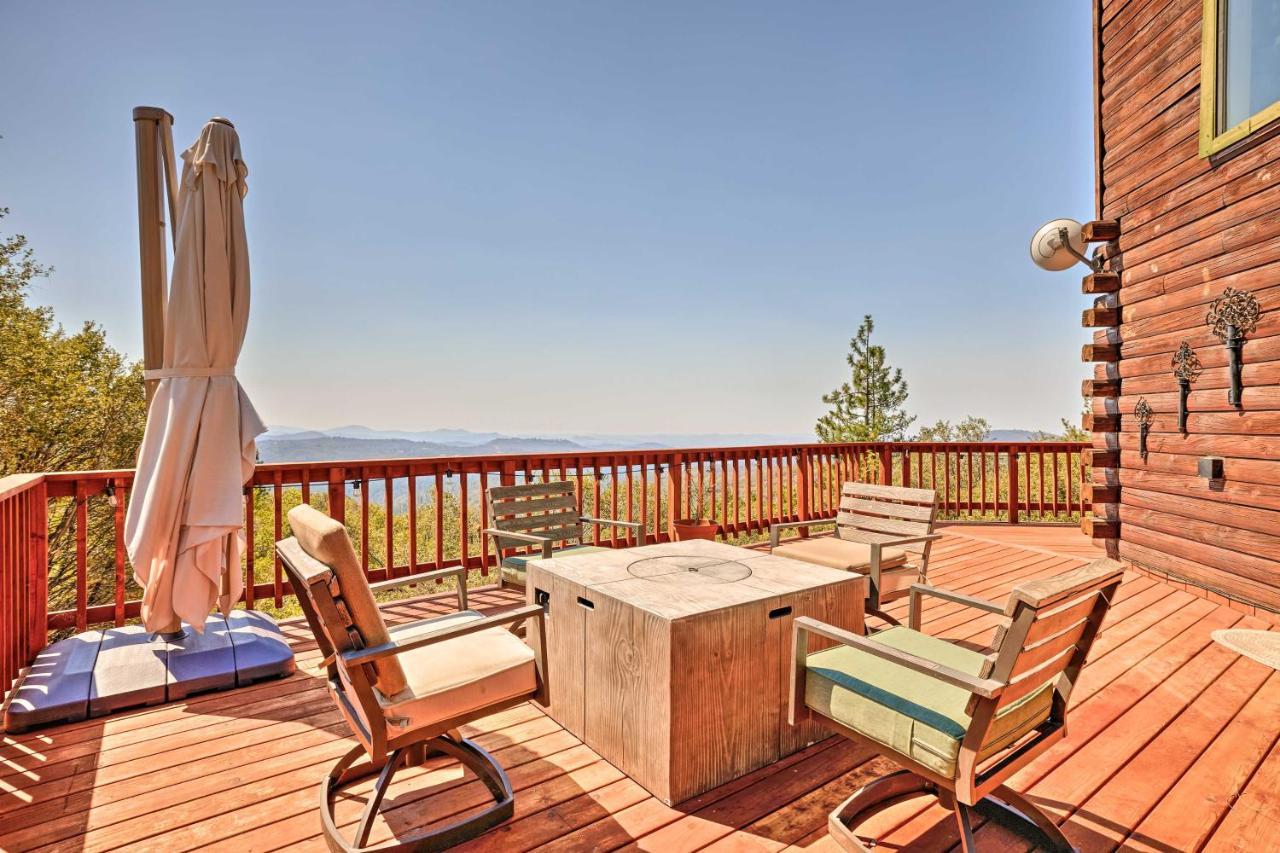 Stunning Log Cabin With Great Views, Firepit, Deck Near Twain Hart 索诺拉 外观 照片